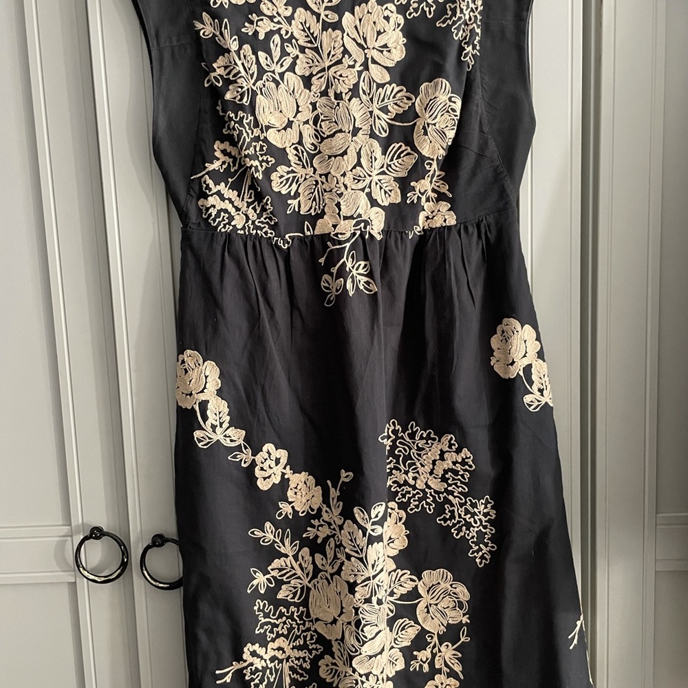 Embroidered J. Crew Dress